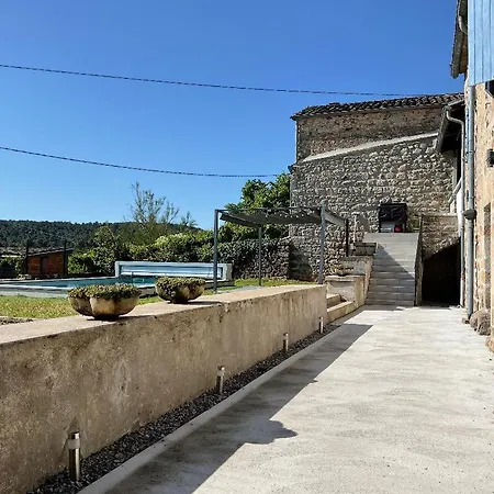 La Maison Bleue Du Plot Ailhon